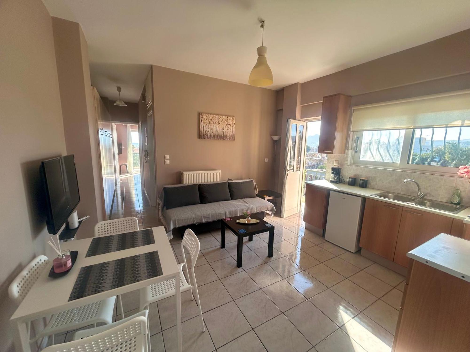 Aktis Apartment Near Airport 아르테미다 외부 사진